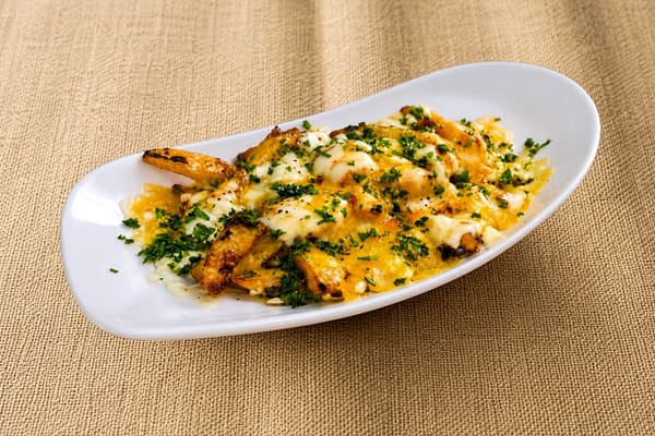 Loaded cheese fries with melted cheese and herbs, Colombo delivery, Vinya Garden